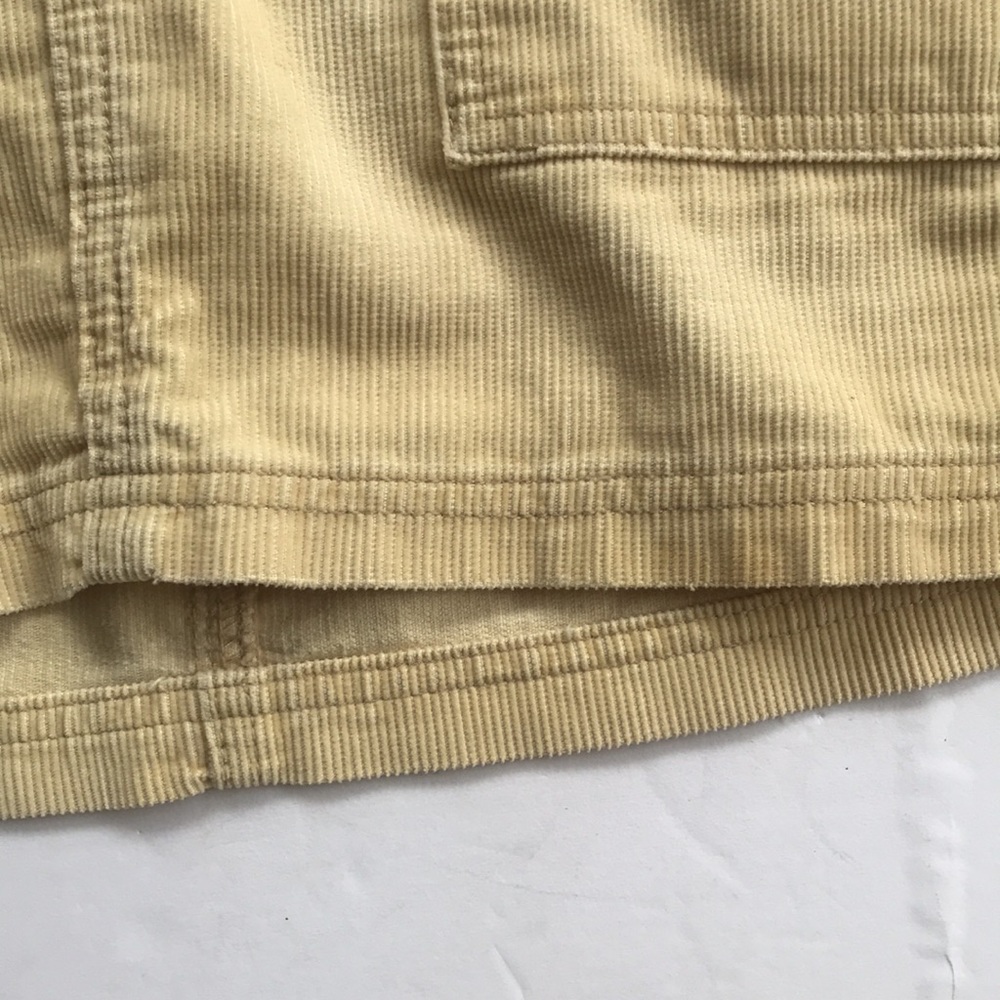 Vintage Abercrombie Fitch Y2k Corduroy Schoolgirl Academia Clueless Mini Skirt 2 - Picture 10 of 15